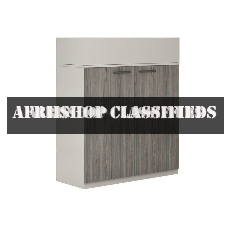 4-Door Modern Wooden Office Cabinet
