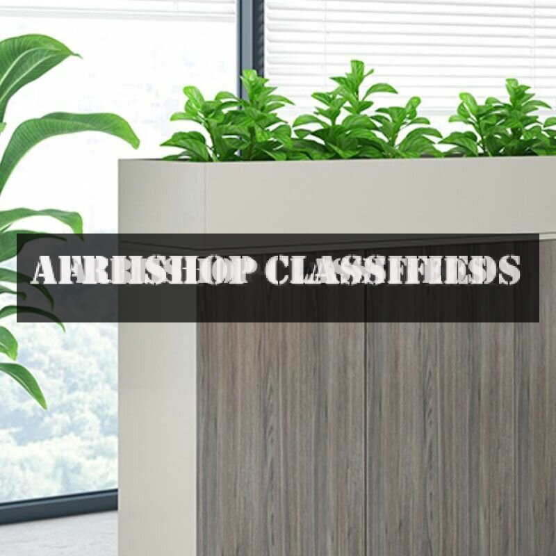 4-Door Modern Wooden Office Cabinet