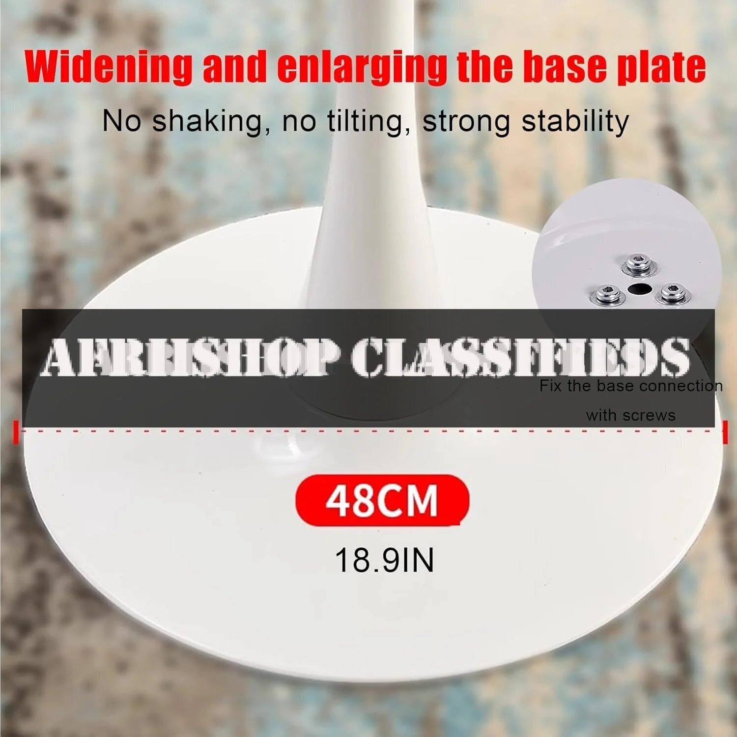 Modern White Round Dining Table