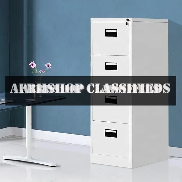 4-Drawer Steel Office Filing Cabinet