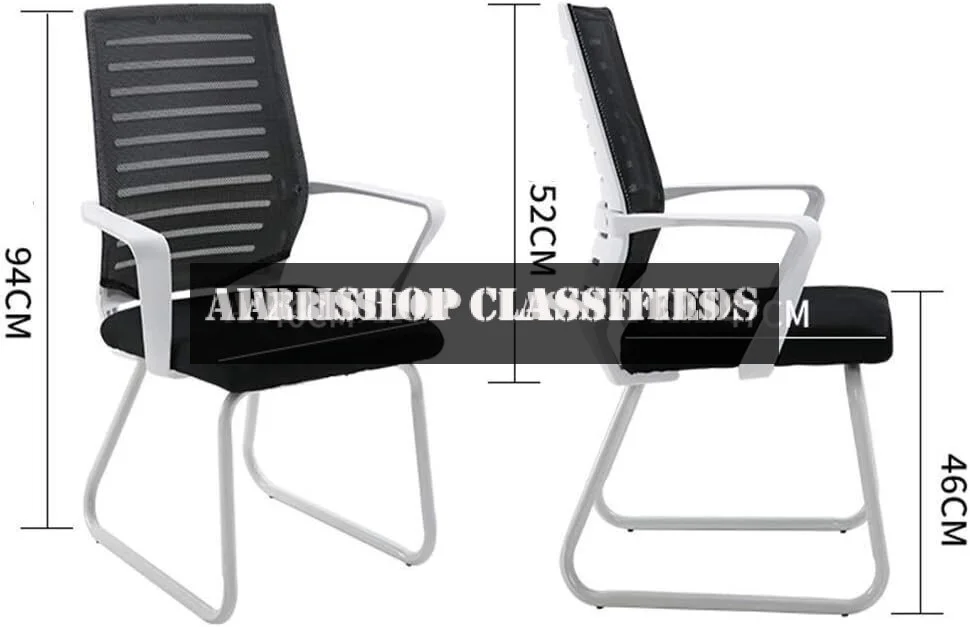 Ergometic Mesh White Boardroom Chair