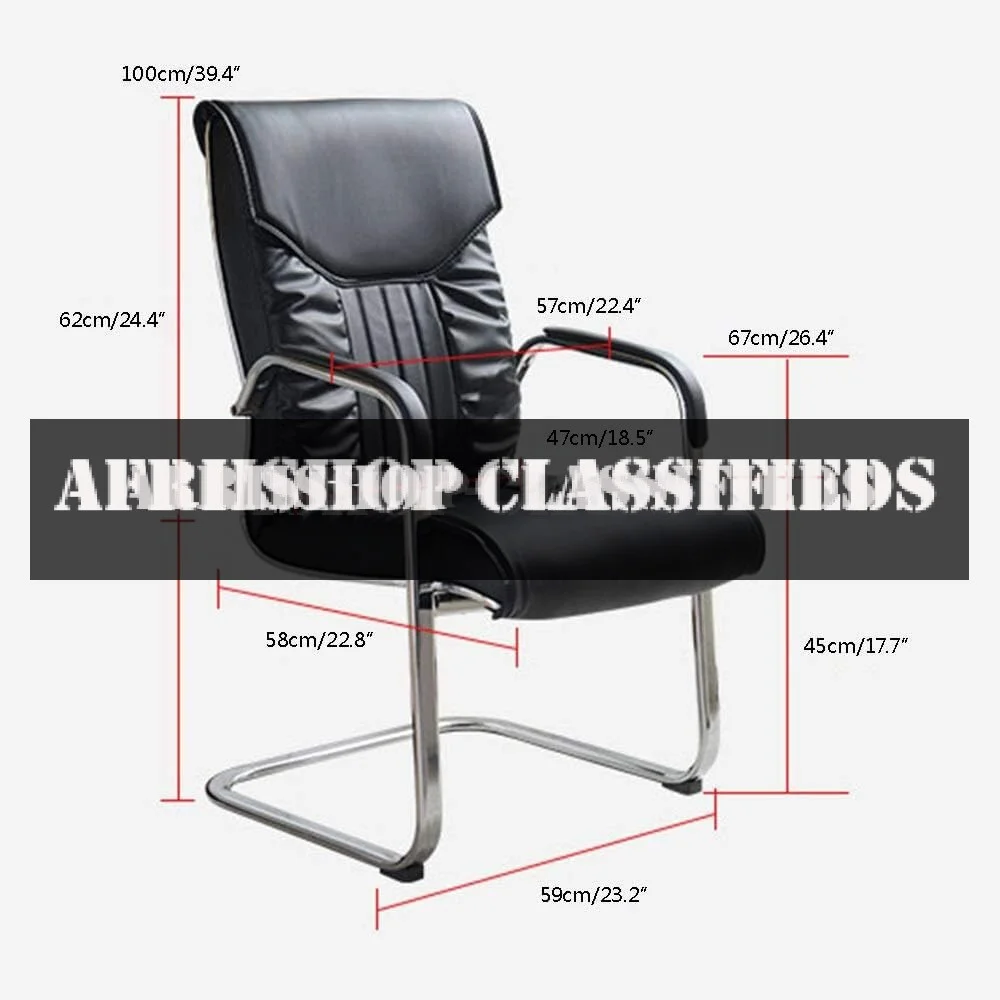 Elegant Executive Leather Visitors Chair
