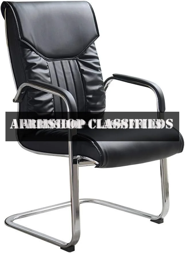 Elegant Executive Leather Visitors Chair