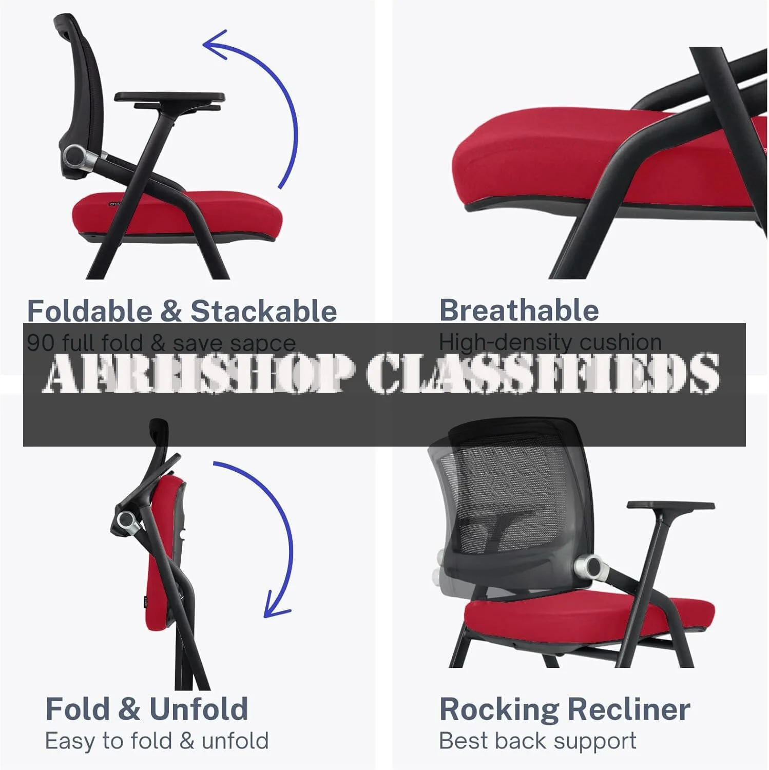 Durable Foldable Office Guest Chair