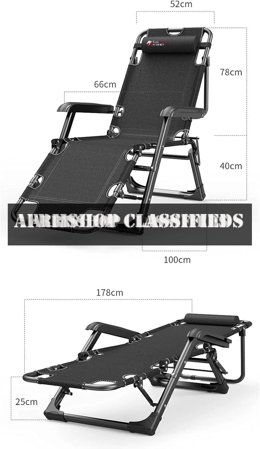 Outdoor Chair; Comfortable Adjustable Recliner Chair
