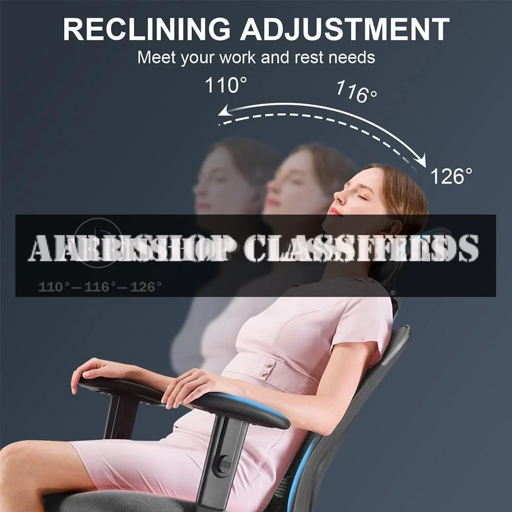 Executive Gaming Chair with Breathable Mesh