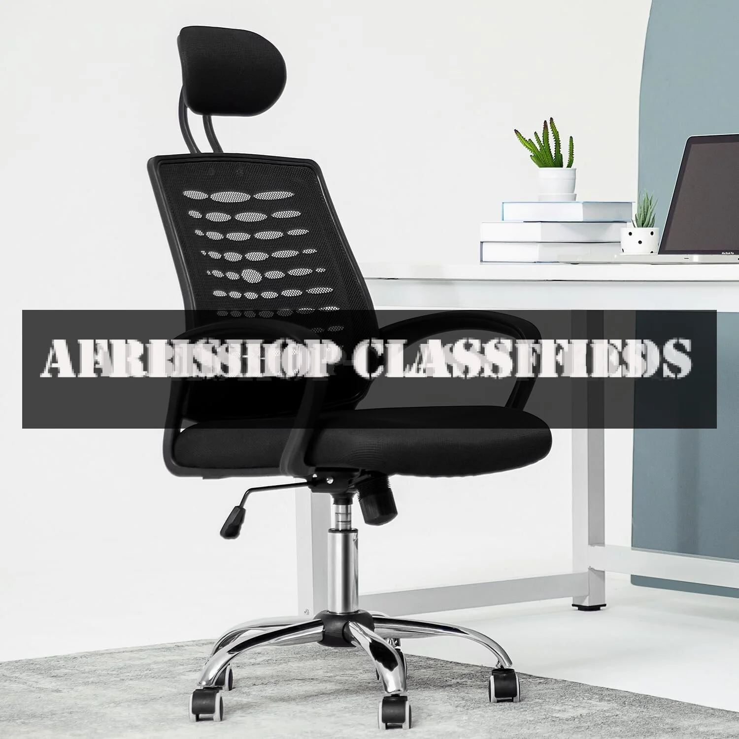 High-Back Headrest Office Chair