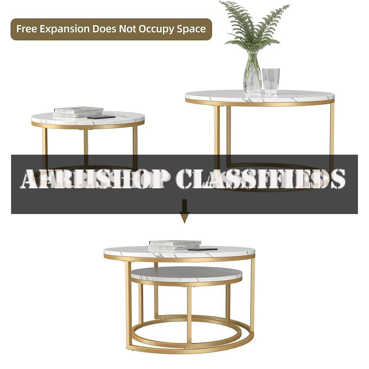 Coffee tables; Modern Nesting Coffee Table