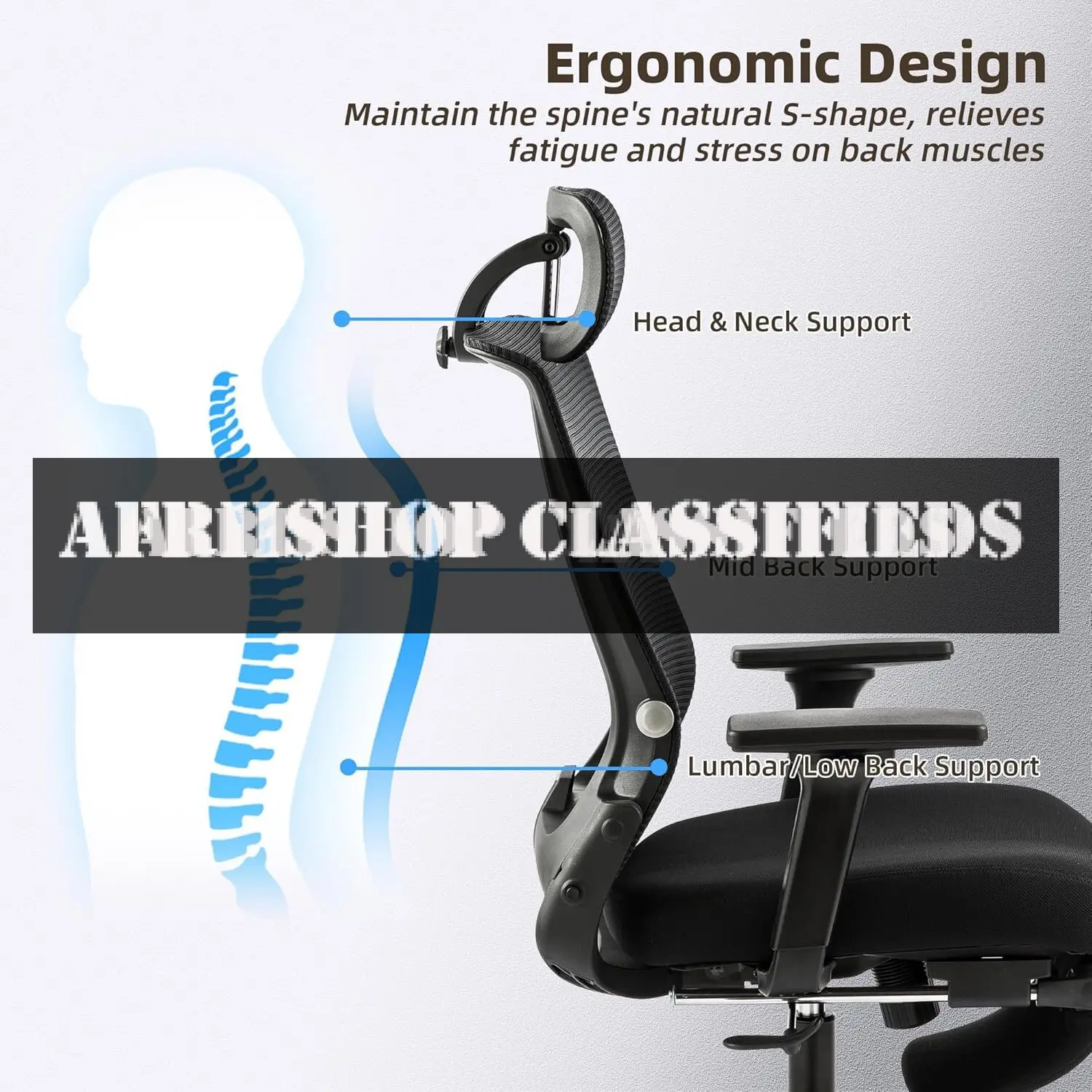 Lama High Back Ergonomic Seat