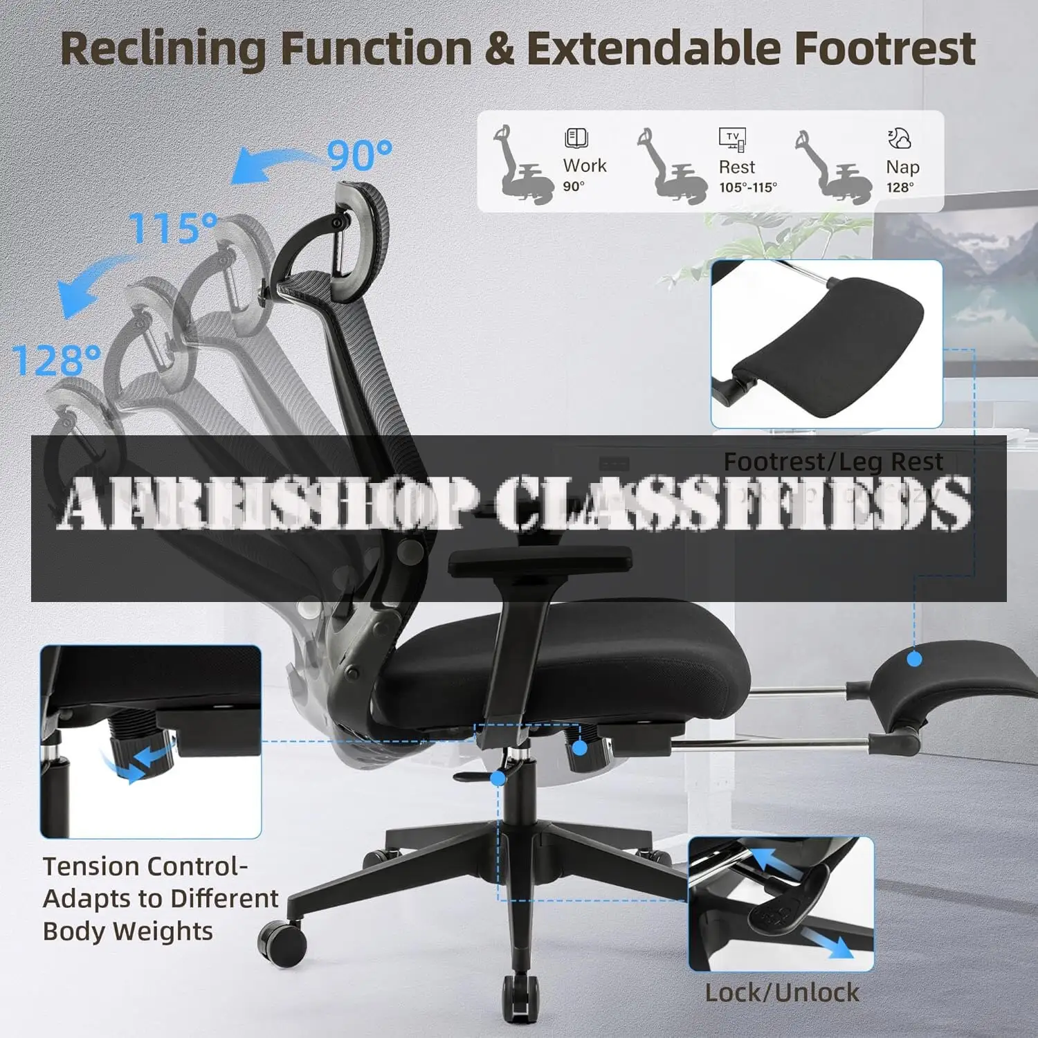 Lama High Back Ergonomic Seat