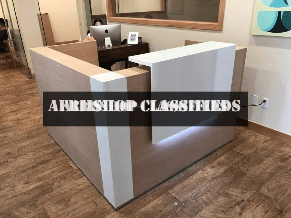 Reception Desk ; 1.4M Modern Executive Reception Desk