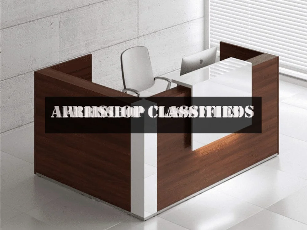 Reception Desk ; 1.4M Modern Executive Reception Desk