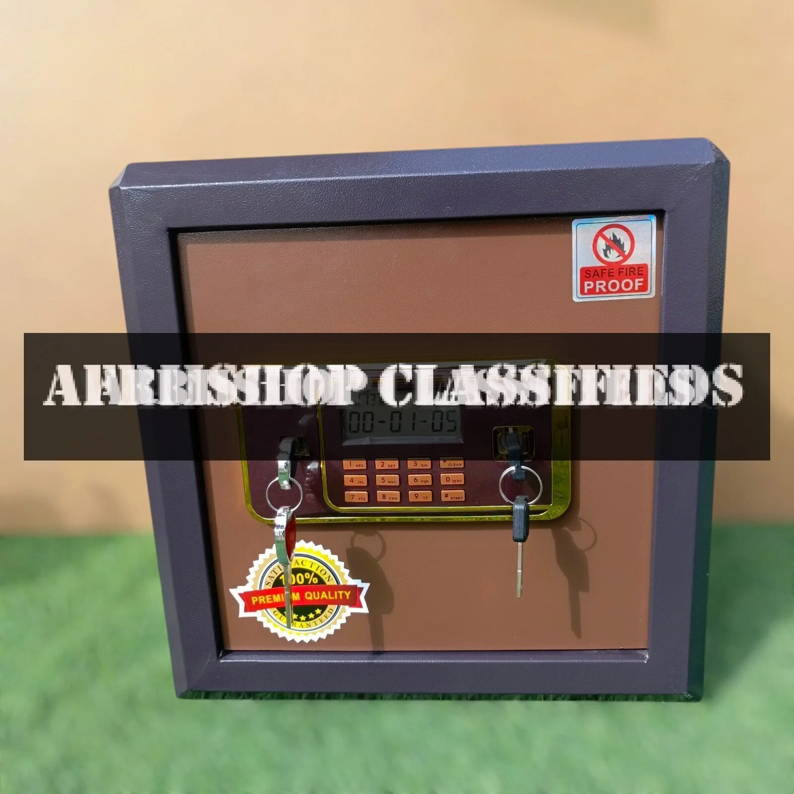 Fireproof Safe Boxes; 50KG Fireproof Smart Lock Safe