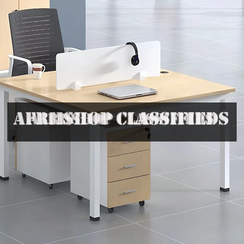 Office Desk; Modern Office Desk with Cabinet