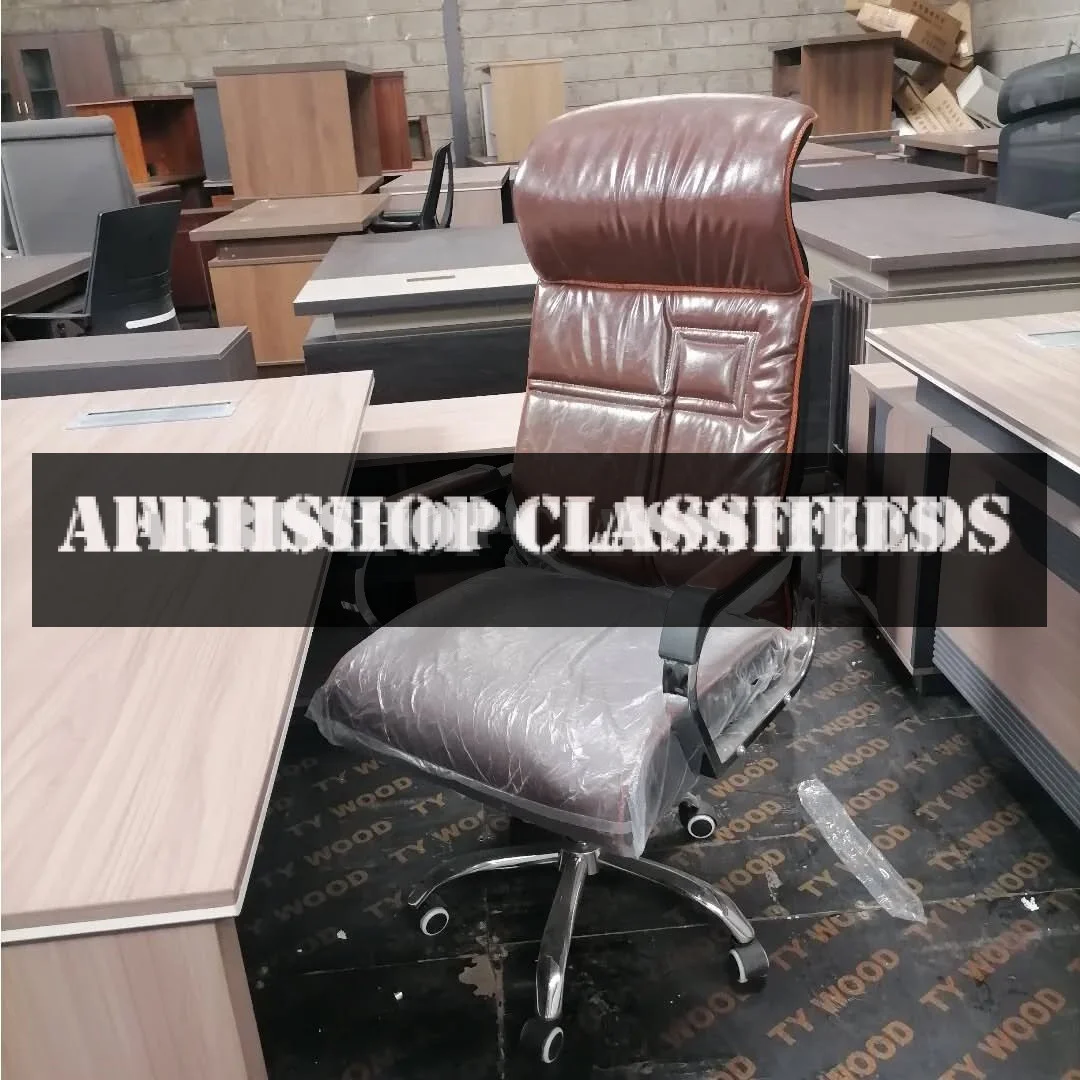 Office chair; Brown Executive Boss Chair