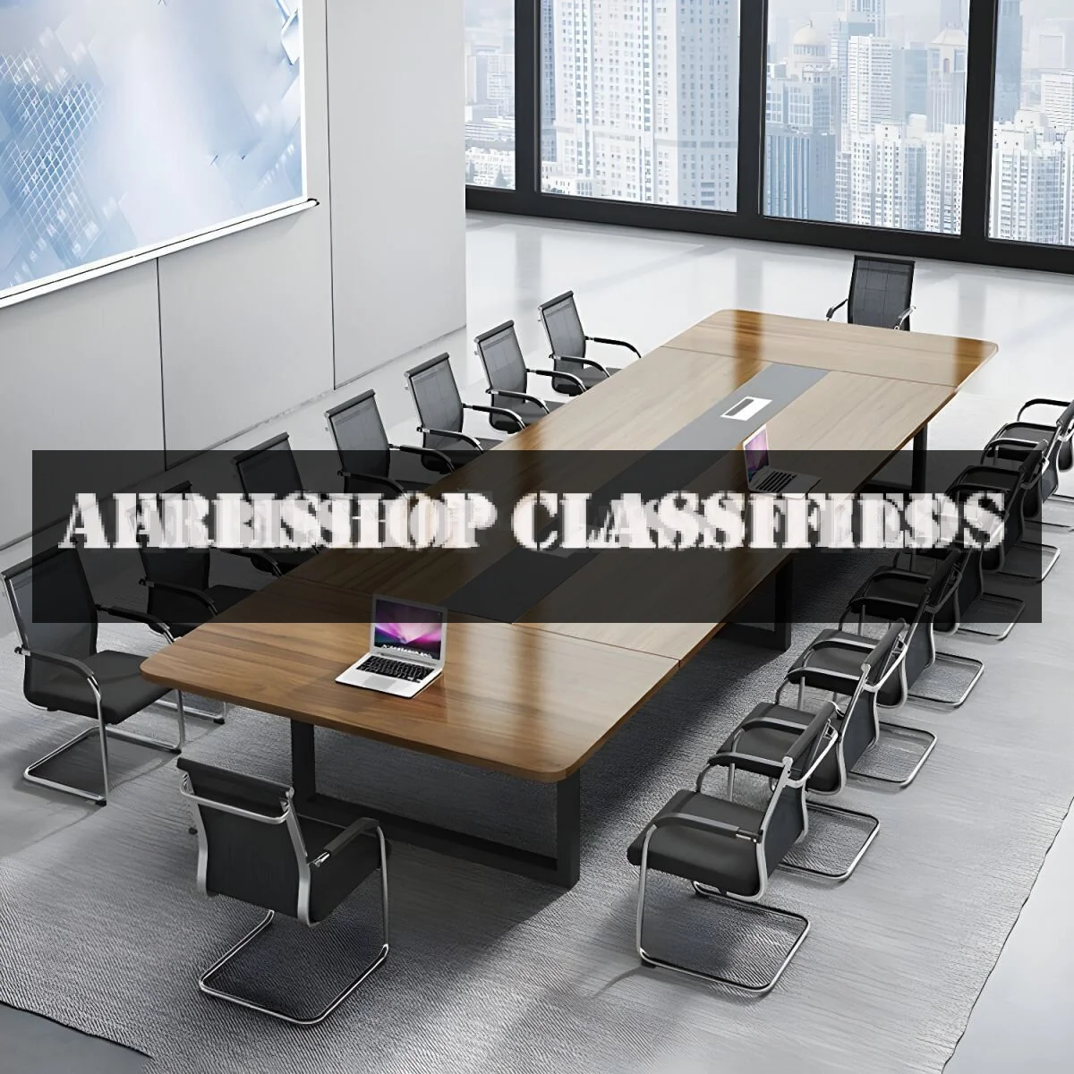 2.4M Modern Office Boardroom Table