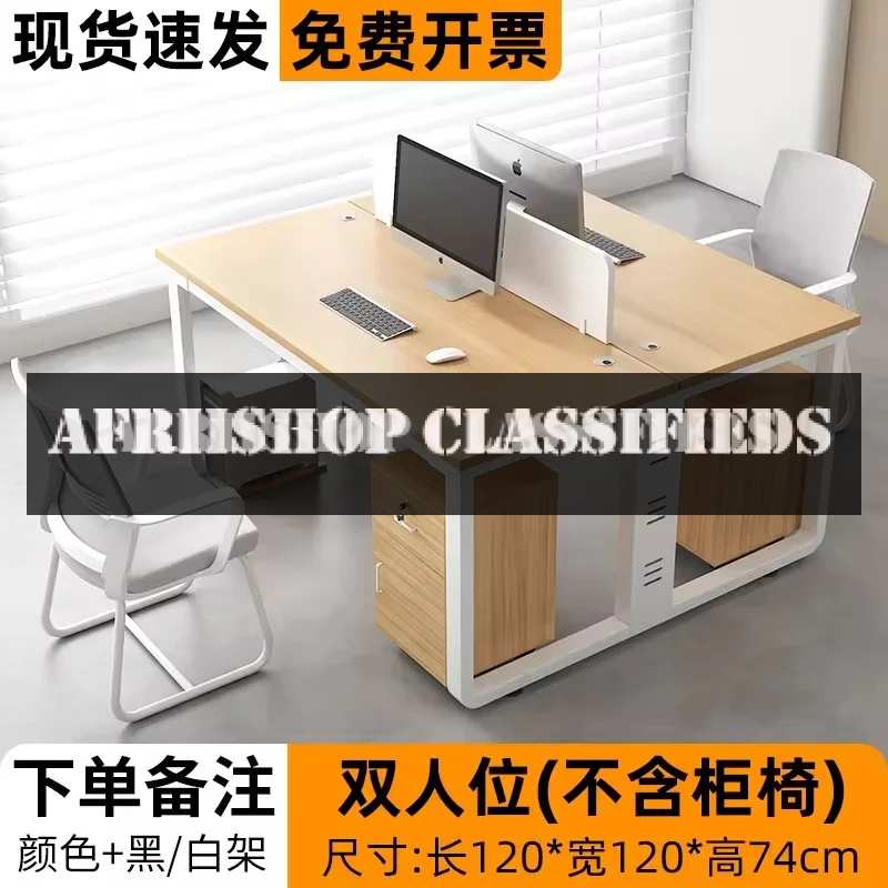 Office Desk; Trendy Sleek Collaborative Office Workstation