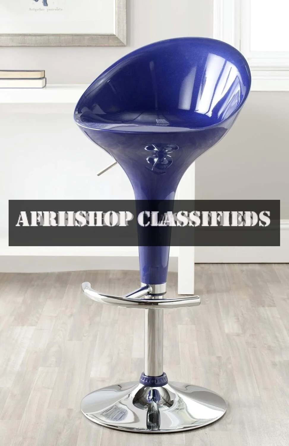 Bar Stool: Simple Design, Swivel, Adjustable Height