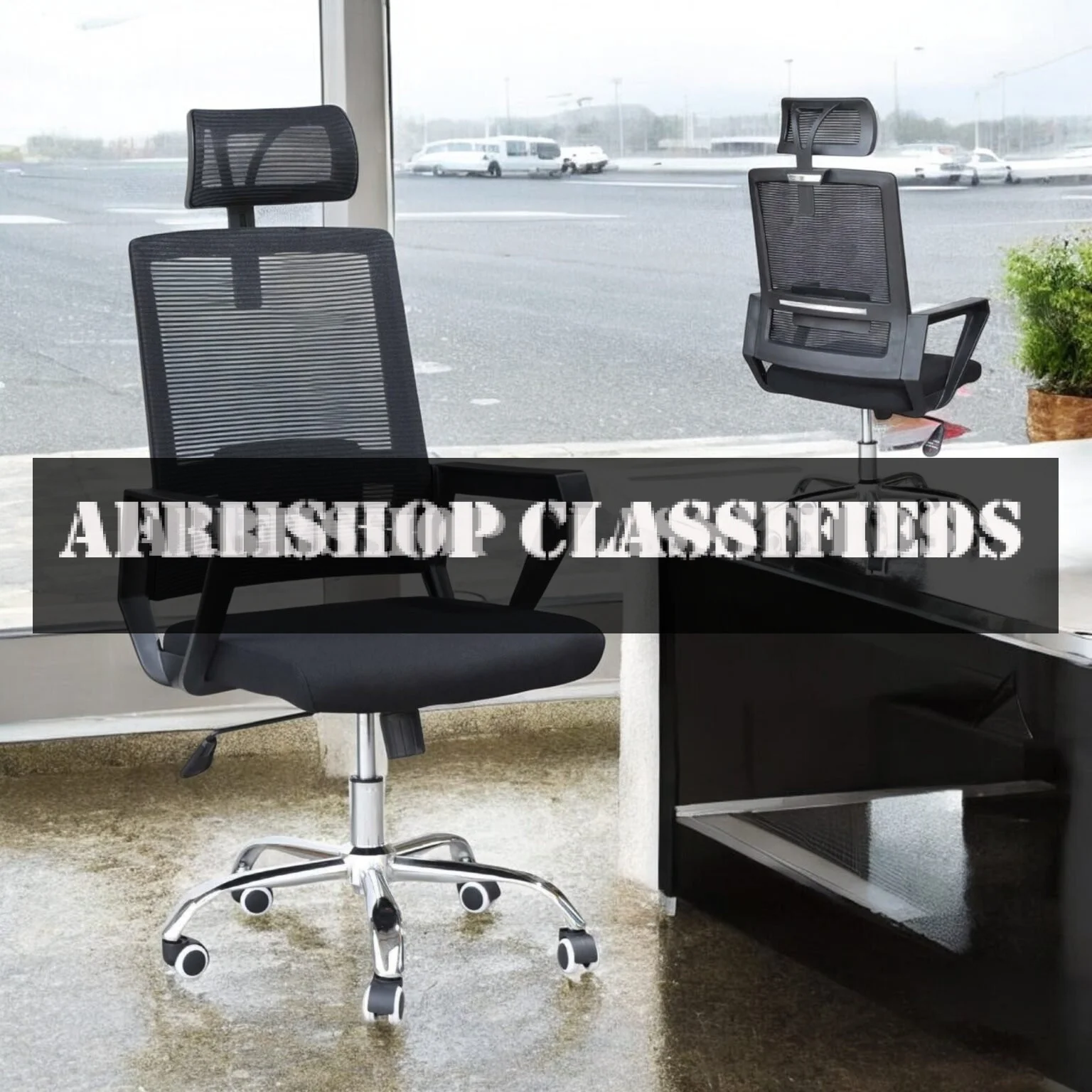Office chair; Sleek Contemporary Highback Office Chair