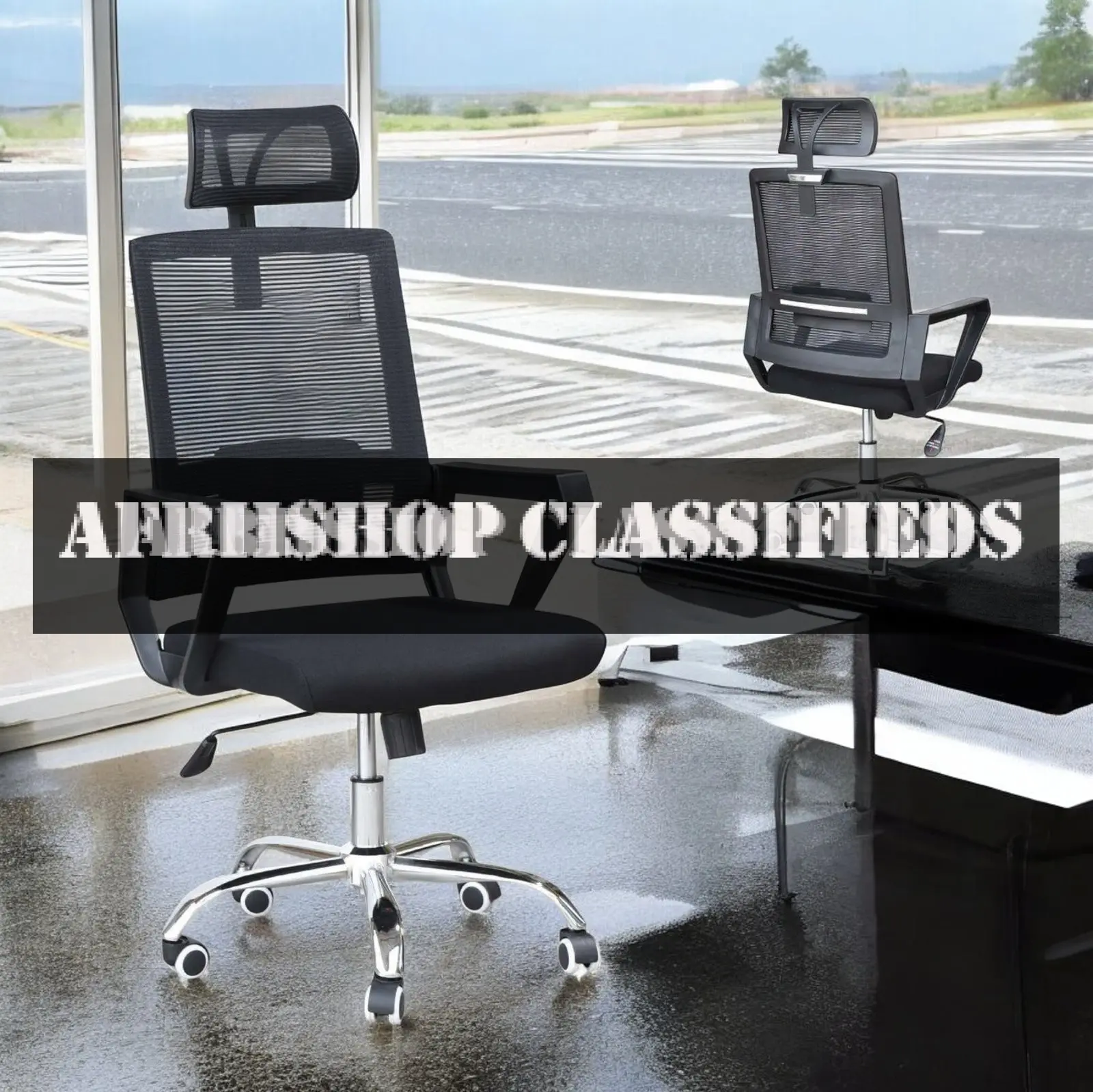 Office chair; Sleek Contemporary Highback Office Chair