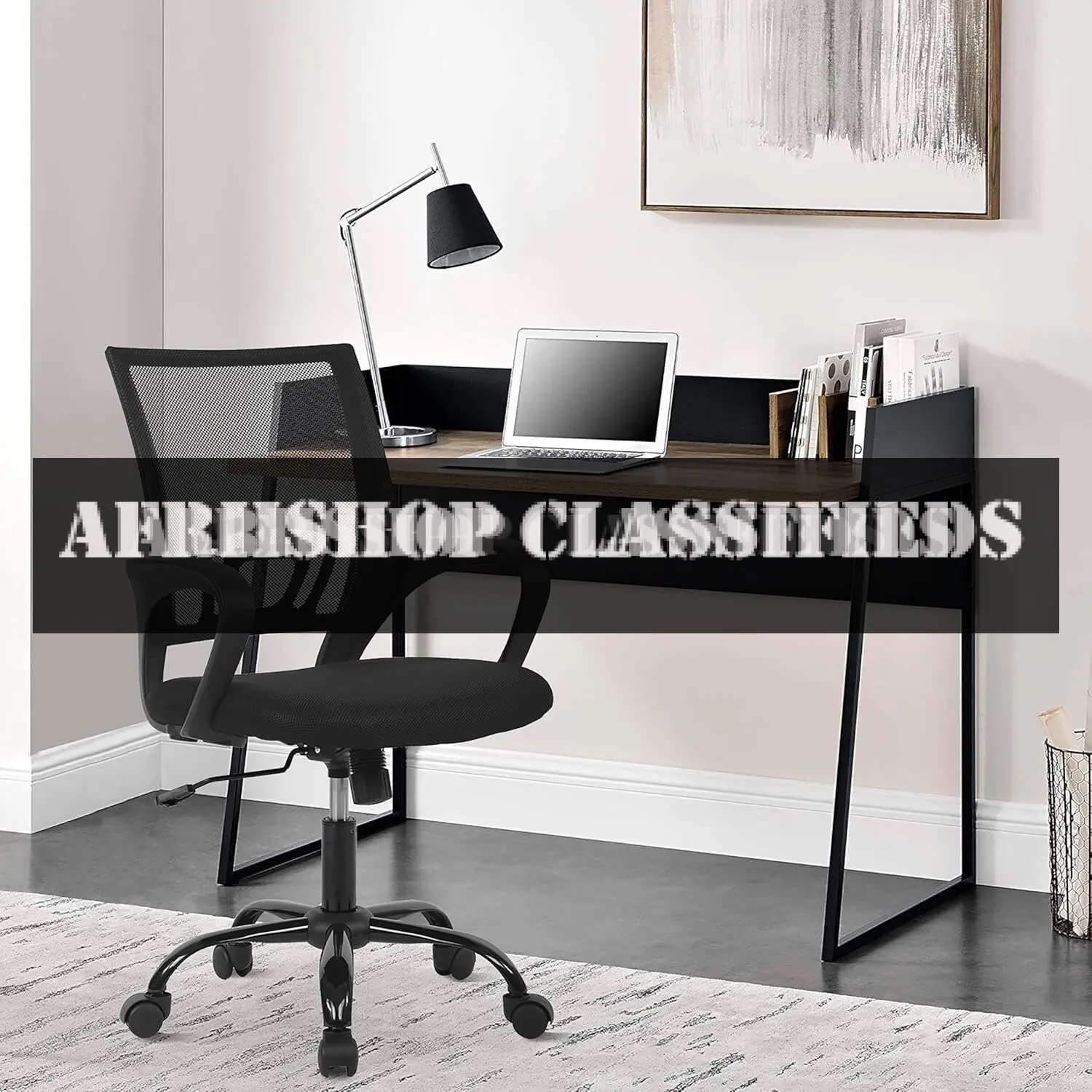 Office Chair: Ergonomic, Mesh Back, Adjustable, Rocking Function