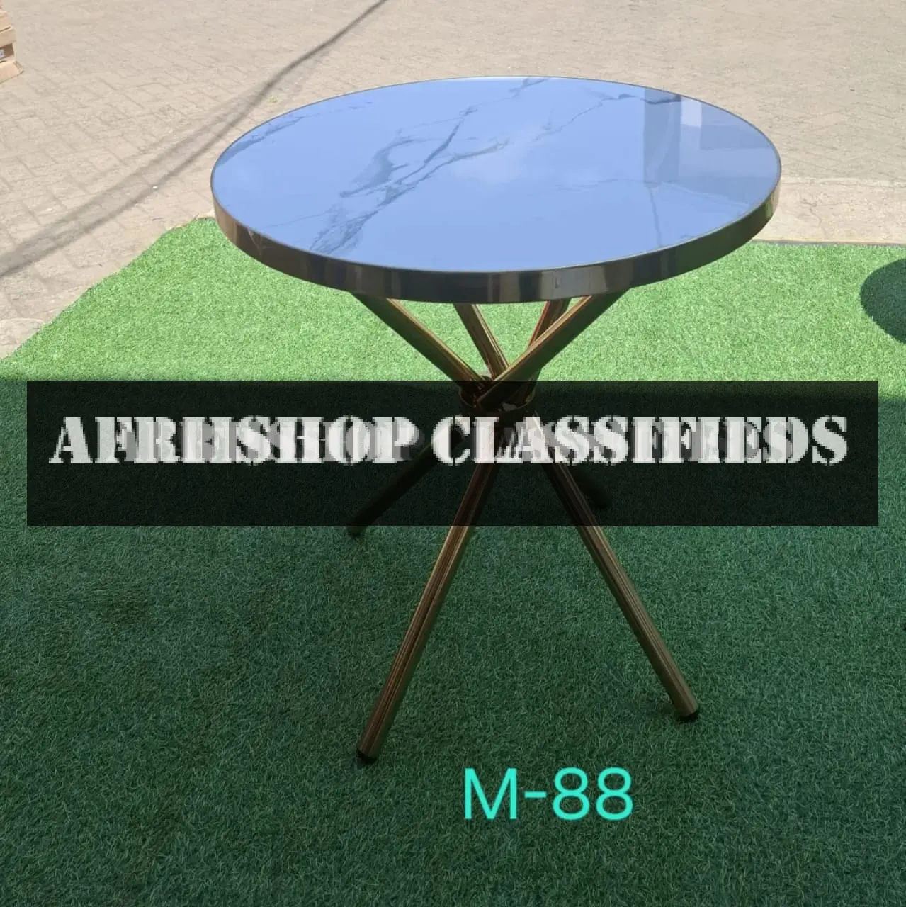 Dining Table; Contemporary Styling X-Leg Dining Table
