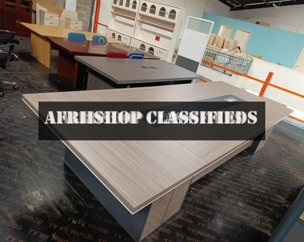 Office Table; 2400mm Contemporary Corporate Boardroom Table