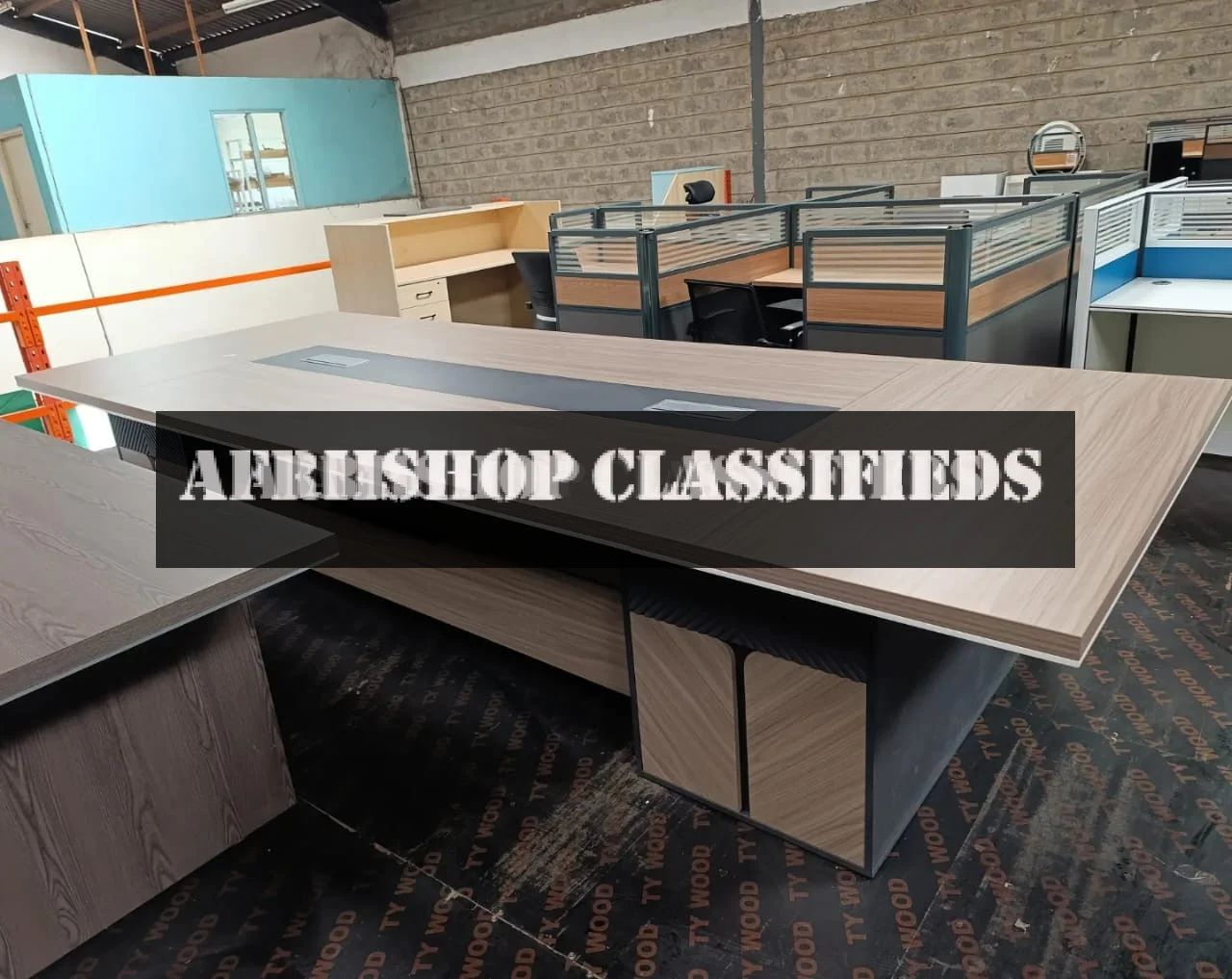 Office Table; 2400mm Contemporary Corporate Boardroom Table