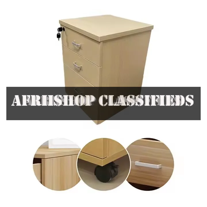 Office Cabinet; Space Saving Wheeled Office Cabinet