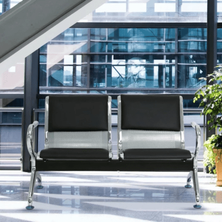 Office Bench; Two Seaters Metallic Bench