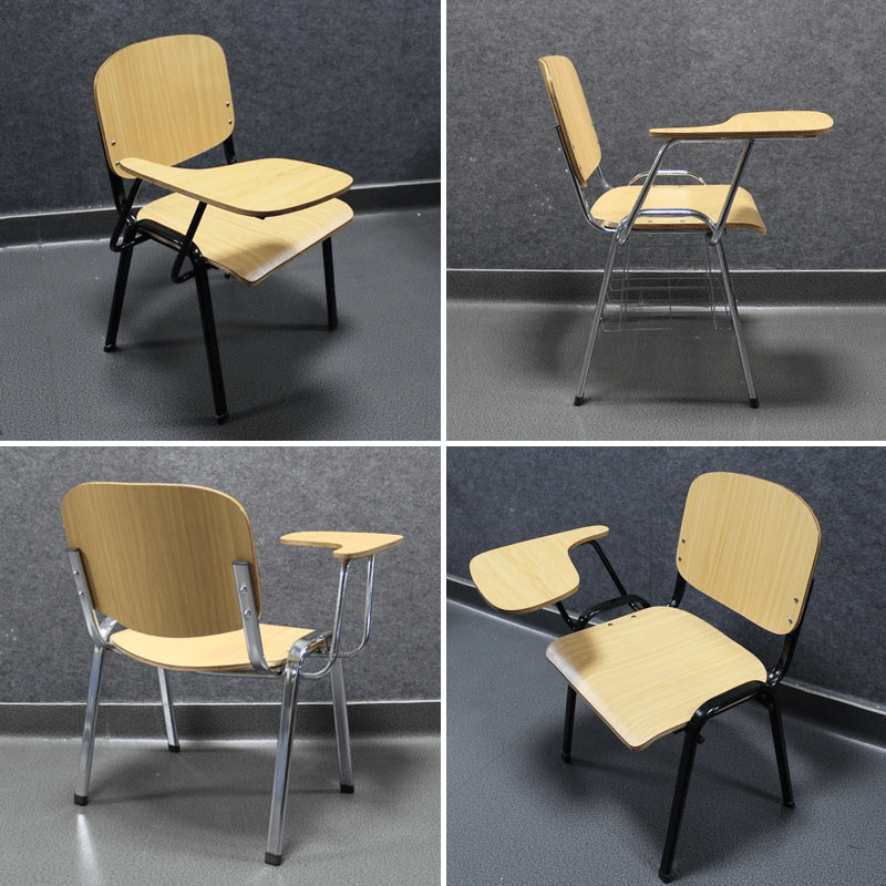 School Furniture ; Classroom Study Chair With Writing Pad