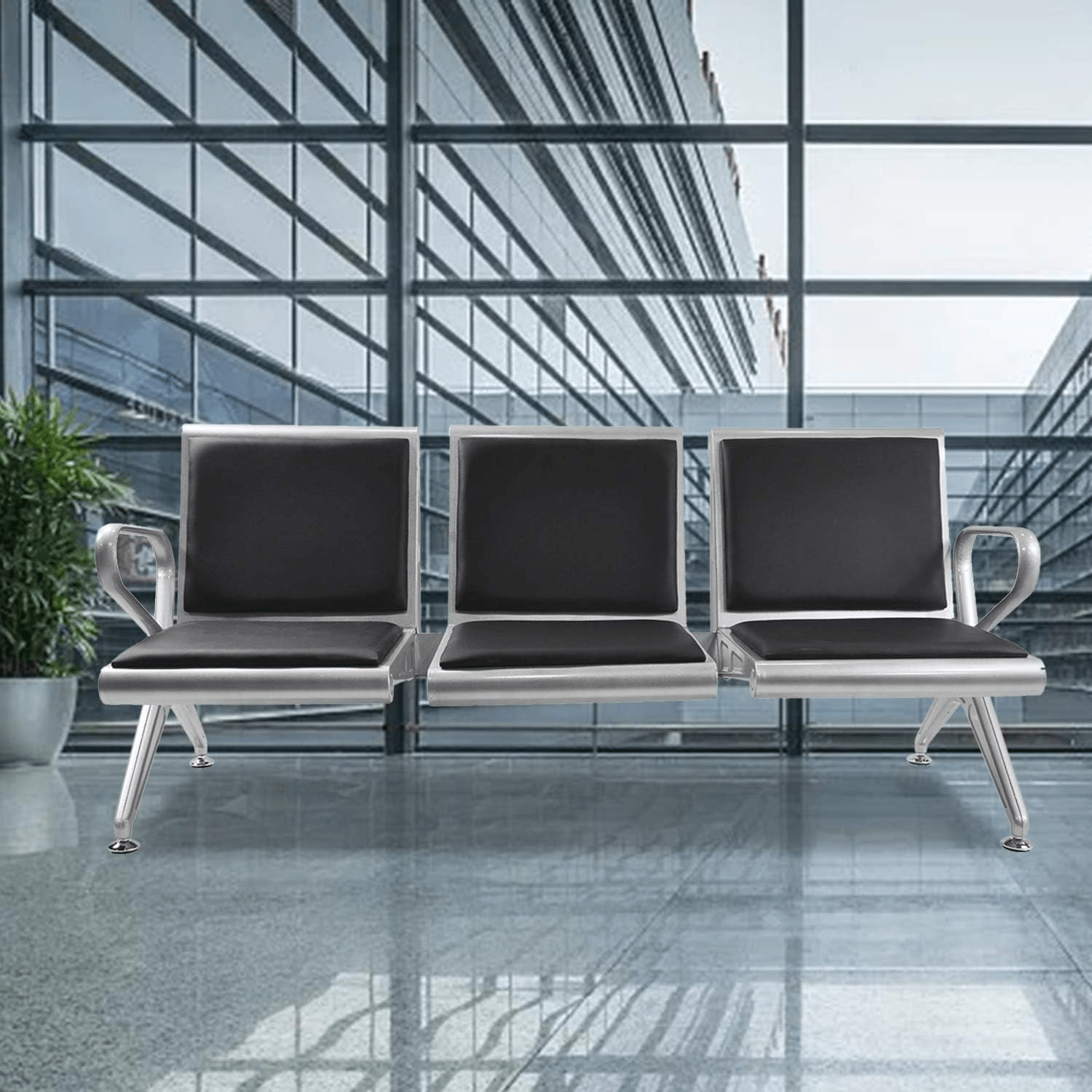 Office Bench;Reception Heavy-duty Office Bench
