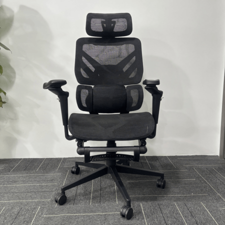 Office Chair ; Orthopedic Office Seat With Footrest