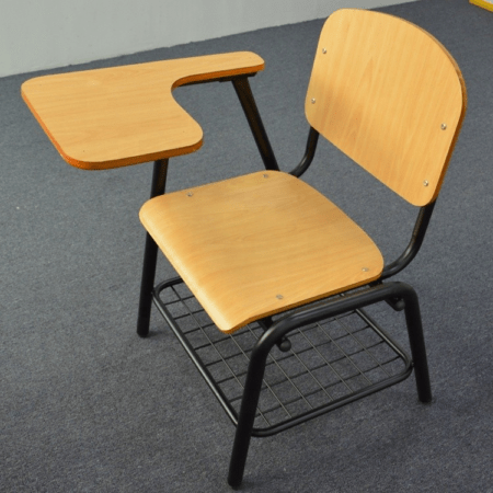 School Furniture ; Classroom Study Chair With Writing Pad