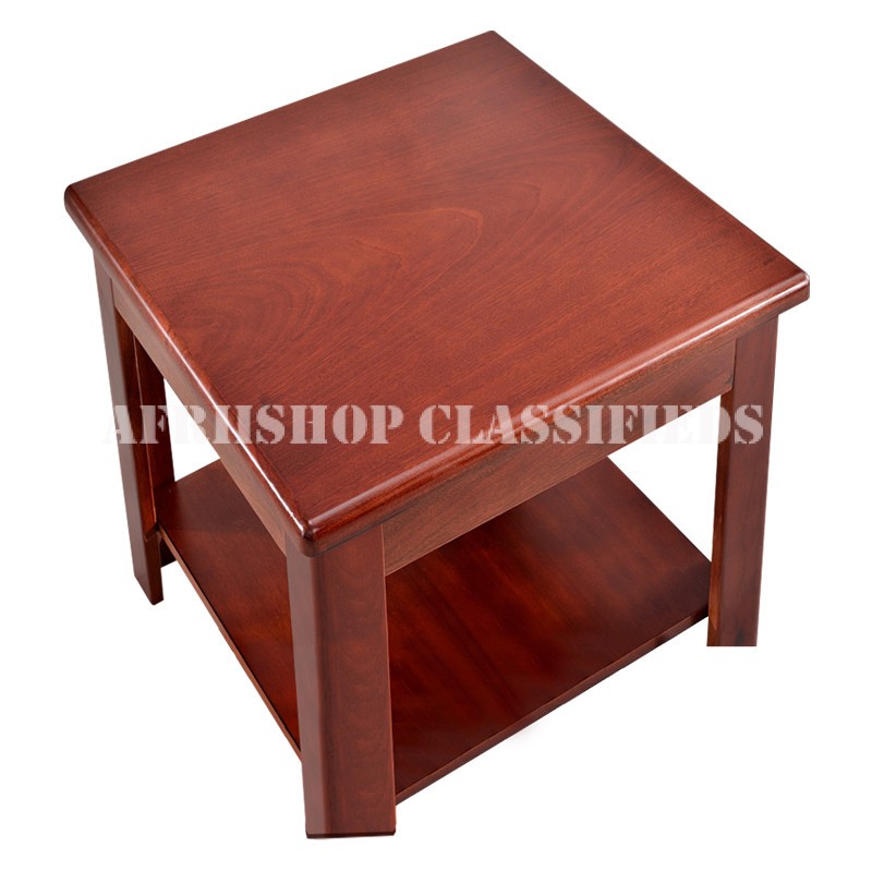 Office Coffee Table; 60 cm by 60cm Mahogany Finish Coffee Table