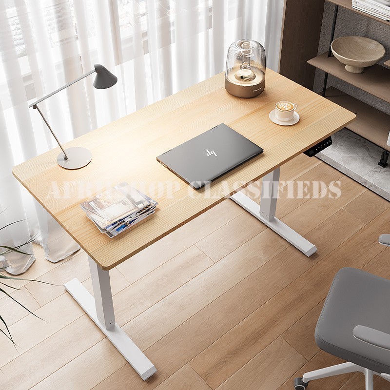 Office Electric Desk : 1.4M Electric Standing Computer Desk