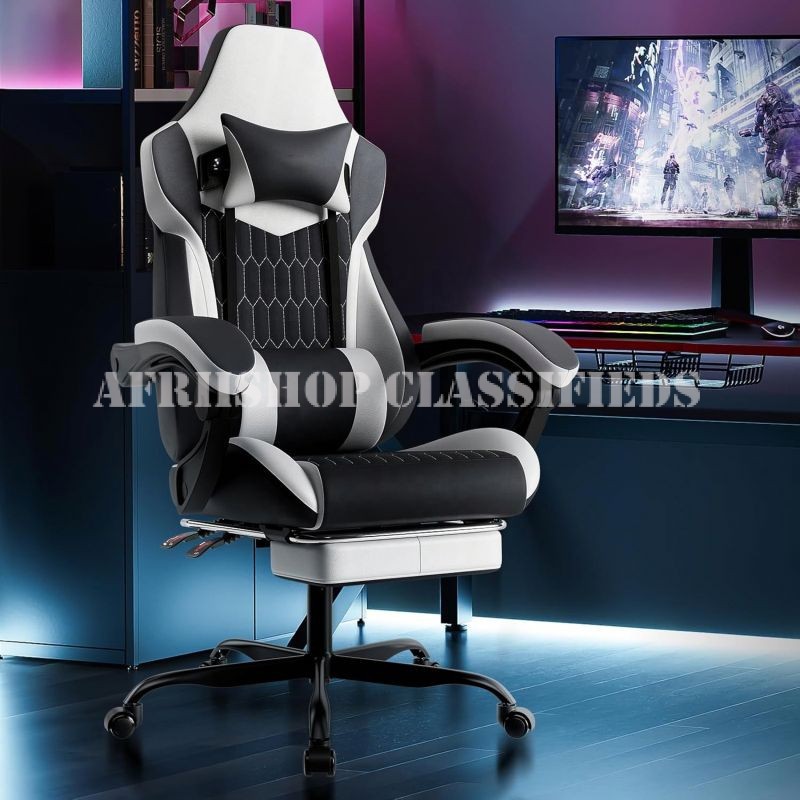Gaming Chair:Ergonomic Leather Gaming Chair