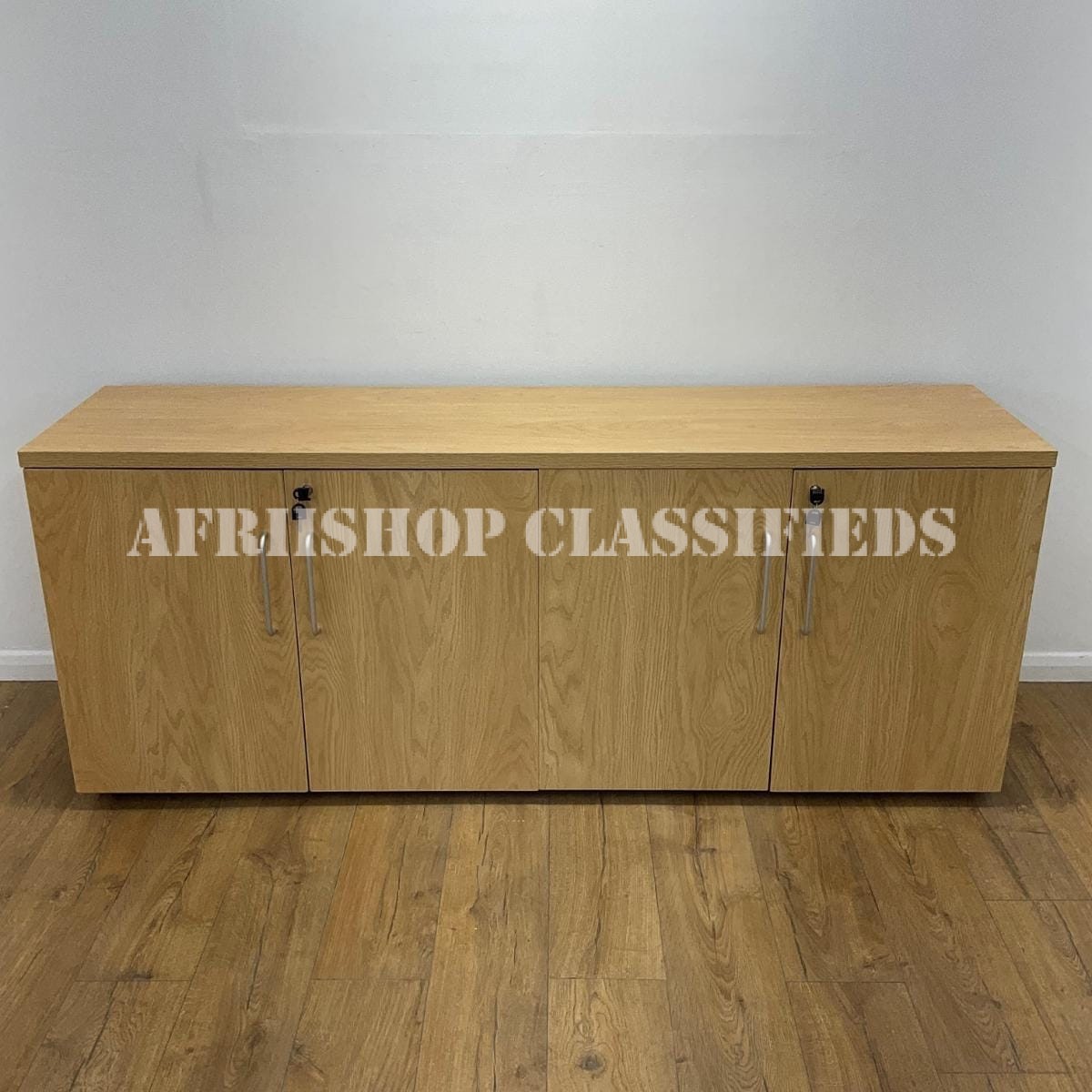 Cabinets; 4-Door Storage Credenza Cabinets