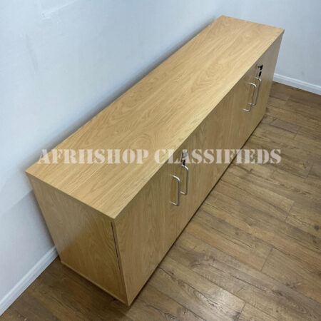 Cabinets; 4-Door Storage Credenza Cabinets