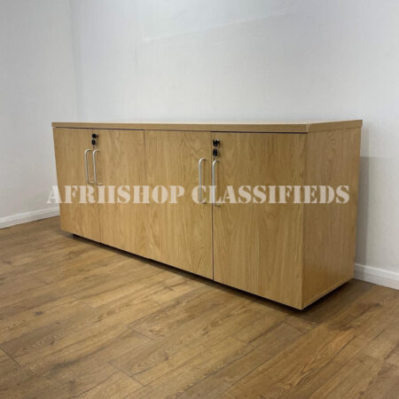 Cabinets; 4-Door Storage Credenza Cabinets