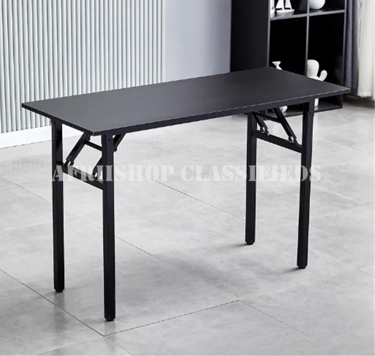 Office Table; 1.8m Wooden Metal Frame Foldable Office Table