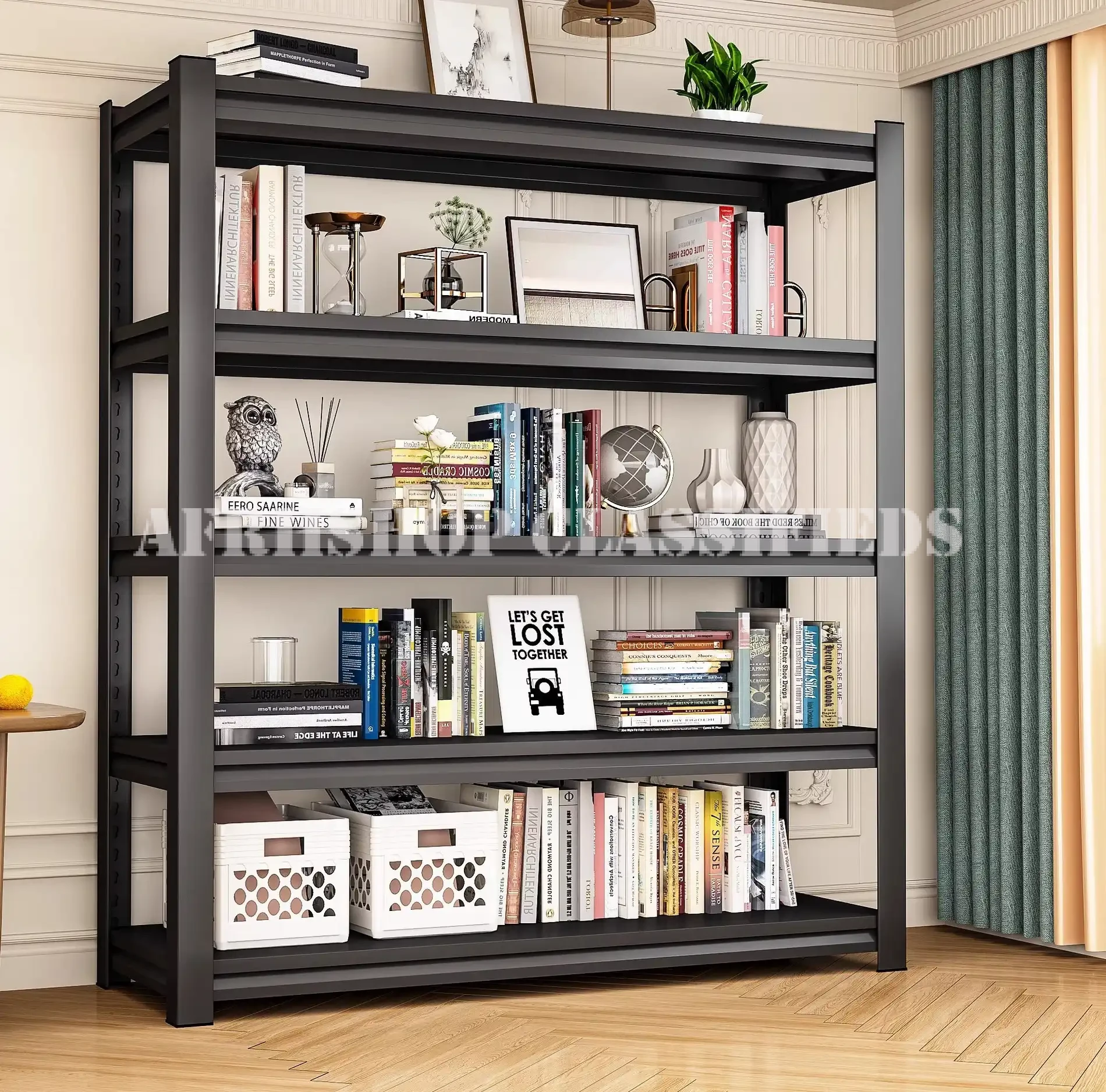 Office Rack; Heavy Duty Metal 8 Tier Storage Home Office Rack