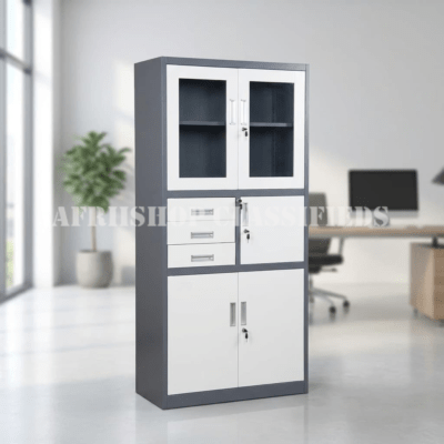 2-Door Steel Cabinet with Safe r31k56p4