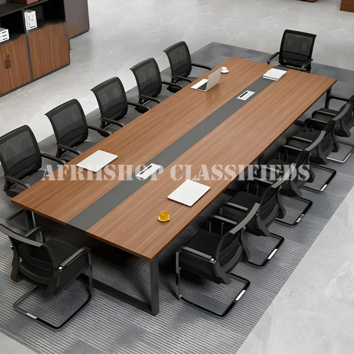 Office Table : Modern 2400mm Office Boardroom Table