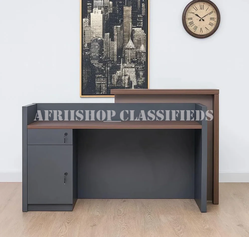 1.6m Modern Office Reception Desk – Stylish Front Desk for Business