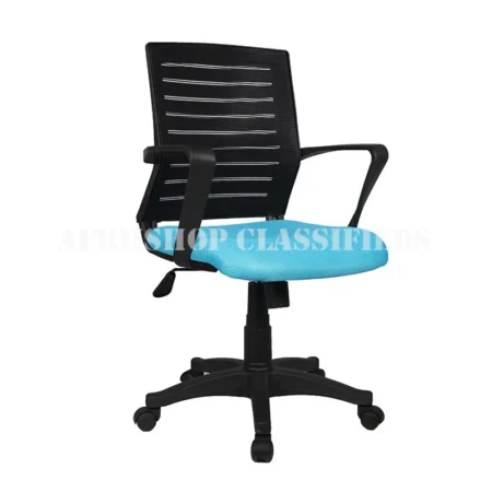 Office Chair ; Breathable Mesh Back Fixed Armrest Office Chair