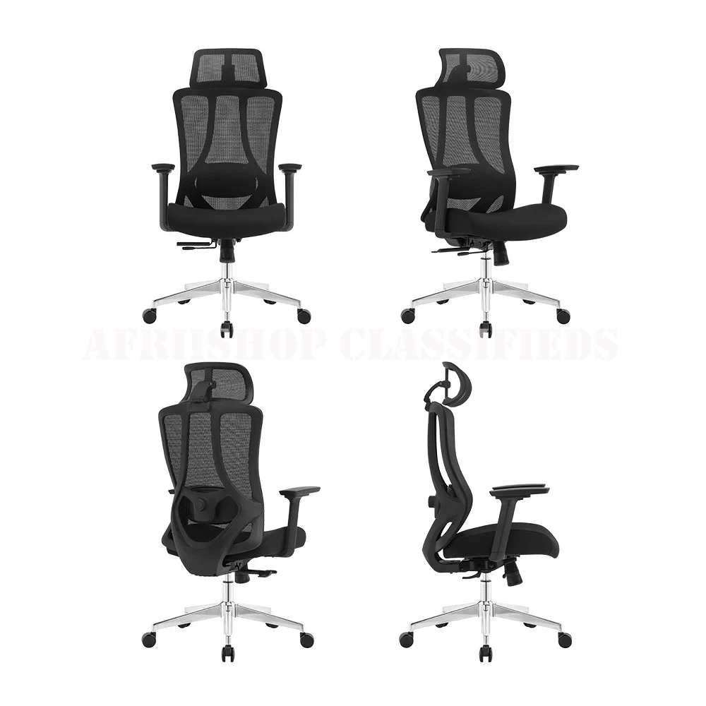 High Back Ergonomic Office Chair – Adjustable Lumbar Support Seat
