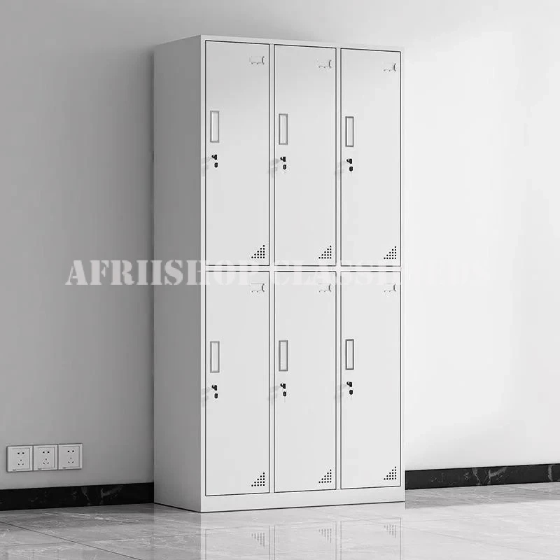 Office Cabinet; 6 Doors Metal Locker Storage Cabinet