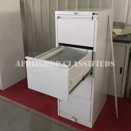 Office Cabinet;4-Drawer Cabinet With Locking Bar