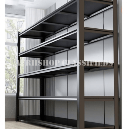 Home Shelf; 5 Tier Metallic Storage Rack